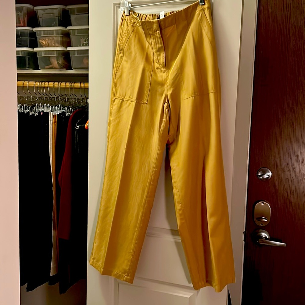 Lightweight silk pants by JCrew